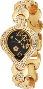 Torek Gold Chain New Stylish Analog Watch - For Girls