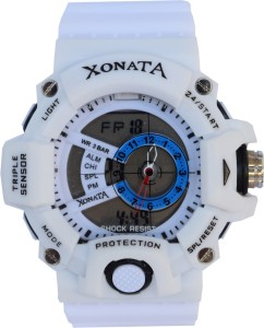 Creator Xonata Wr 3 Bar Triple Sensor Sports Protection Analog-Digital Watch  - For Boys & Girls