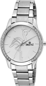 Swisstyle SS-LR465-WHT-CH Analog Watch - For Girls