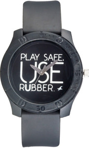 Play safe use clearance rubber fastrack watch