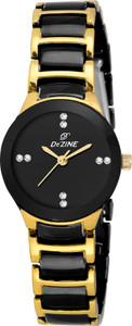 Dezine DZ-LR3002-BLK Analog Watch - For Women