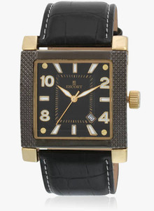 Escort E-1850-525_Blk Analog Watch - For Men