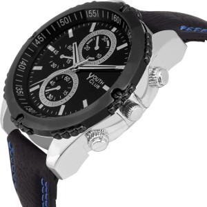 Youth Club Ultimate Chrono pattern with Cofee Bazel Analog Watch  - For Men
