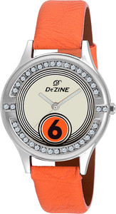 Dezine DZ-LR2016-ORG Jewel Analog Watch - For Women