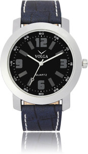 Volga VLW050030 Partywear Leather belt With Designer Stylish Branded Fancy box Analog Watch - For Men