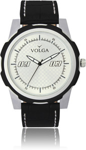 Volga VLW050040 Sports Leather belt With Designer Stylish Branded Fancy box Analog Watch - For Men