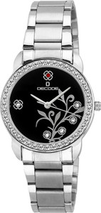 Decode LR-026 Blk Ladies Crystal Studded Analog Watch - For Women
