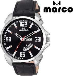 Marco DAY AND DATE 2015-BLK-BLK Analog Watch - For Men