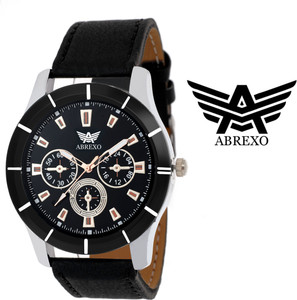 Abrexo Abx 1504-BLK CHRONOGRAPH PATTERN Analog Watch - For Men