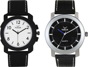 Volga Branded Leather Quality Designer Dial Diwali Special Combo227 Designer Sport Looks WaterProof Mens Watch Analog Watch - For Men