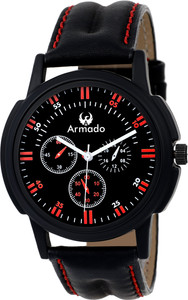 Armado AR-014 Black ChronoType Elegant Modern Corporate Collection Analog Watch - For Men