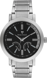 Swiss Grand N-SG-1096_Black Analog Watch - For Men
