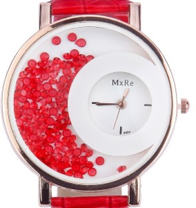 Style Feathers SF-HalfMoon-Red Analog Watch  - For Women