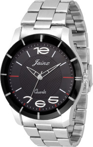 Jainx JM220 Black Dial Chain Analog Watch - For Men