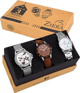 Ziera ZR8012/19/24 NEW TAG WOMEN WATCH COMBO MODISH Analog Watch  - For Women