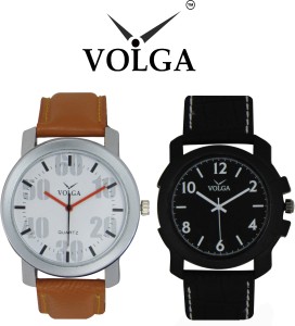 Volga Branded Fancy Look New Latest Awesome Collection Young Boys Qulity Lather Waterproof Designer belt With Best Offers Super17 Analog Watch  - For Men