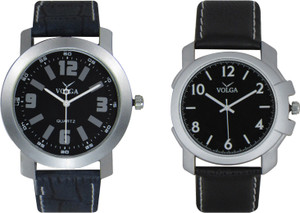 Volga Branded Leather Quality Designer Dial Diwali Special Combo580 Designer Sport Looks WaterProof Mens Watch Analog Watch - For Men