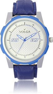 Volga VLW050041 Sports Leather belt With Designer Stylish Fancy Analog Watch - For Men