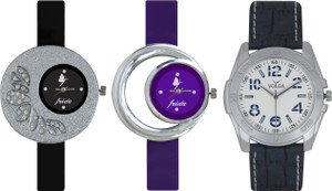 Frida Designer VOLGA New Branded Type Watches Men and Women Combo314 VOLGA Frida Couple Analog Watch - For Couple