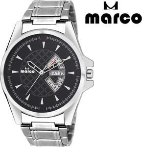 Marco DAY AND DATE 2012-BLK-CH Analog Watch - For Men