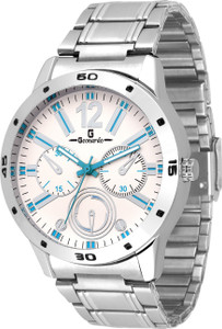 Geonardo GDMM16 Fantastica White Dial Chain Analog Watch - For Men