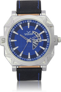 Volga VLW050044 Sports Leather belt With Designer Stylish Branded Fancy box Analog Watch - For Men