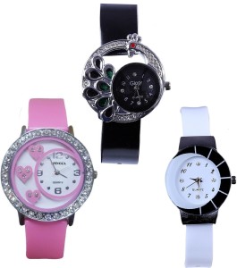 Spinoza Diamond studded letest collaction with beautiful attractive peacock S09P41 Analog Watch  - For Women