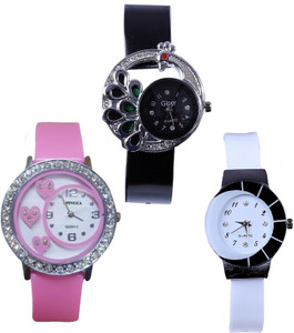 Spinoza Diamond studded letest collaction with beautiful attractive peacock S09P41 Analog Watch - For Women