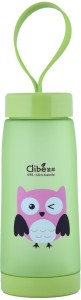 Brio Bright Clibe - Owl - Life Is beautiful - DB - 1126, Unbreakable, Green 500 ml Water Bottle