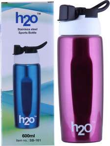 H2O REGULAR SPORTS BOTTLE 600 ml Water Bottle