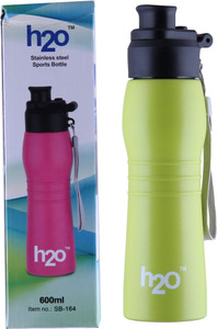 H2O STAINLESS STEEL WATER BOTTLE 600 ml Water Bottle