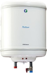 crompton 6 l storage water geyser (radiant, white, ivory)