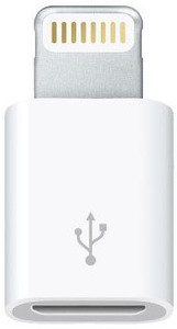 Roboster Micro USB to 8 Pin Data/Sync Charger Worldwide Adaptor