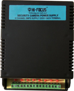 Hi Focus Hi Focus 8 Channel CCTV SMPS Worldwide Adaptor