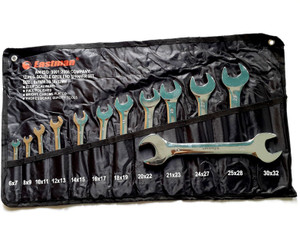Eastman 4/120M Double Sided Open End Wrench Set