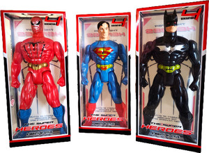 Wild Panda Large Superhero Action figures with LED light