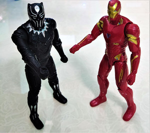 Black iron man toy hot sale
