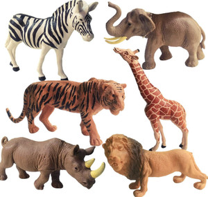 Animals and store toys