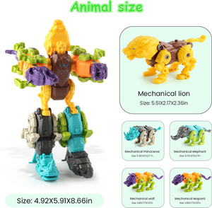 Animal shop transformer toys