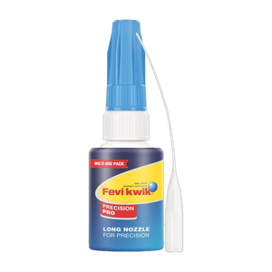 Anti-clog cap prevents leaks/drying, Pinpoint applicator minimizes skin contact Precision Pro 8g | Strong all purpose instant glue for accurate repair