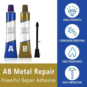 100g Magic Repair Glue AB Metal Cast Iron Repairing Adhesive Heat  Resistance Cold Weld Metal Repair Adhesive Agent Caster Glue
