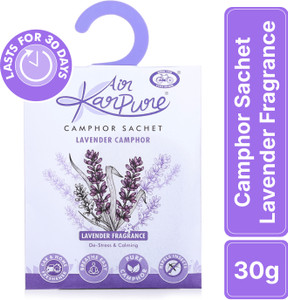 Pure Air Karpure Camphor Sachet Lavender Fragrance Potpourri Sachet