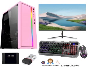 ZOONIS Gaming Pc With 16GB DDR3 Ram/ DDR-5 4GB Graphics Card Core i7 (4th  Gen) (16 GB DDR4/512 GB SSD/Windows 10 Pro/4 GB/22 Inch Screen/Alain Free  Fire Gaming Pc) with MS Office - ZOONIS 