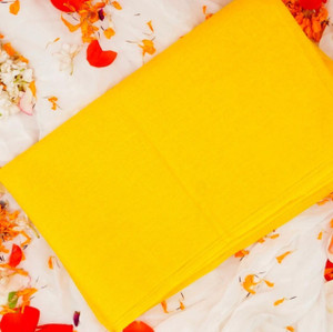 RELIGIOUS HINDU YELLOW COLOUR (COTTON) Altar Cloth