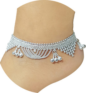 Silver sales anklets flipkart