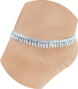 Fancy Silver Ladies Payal Set Pajeb Design Stylish Daily Wear Anklets Price in India Buy Fancy Silver Ladies Payal Set Pajeb Design Stylish Daily Wear