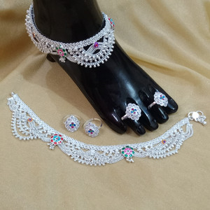 Silver payal designs 2021 with price sales
