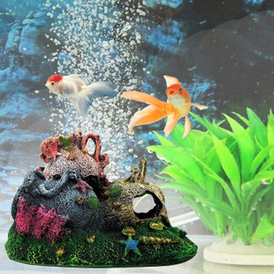 Underwater river top aquarium ornament