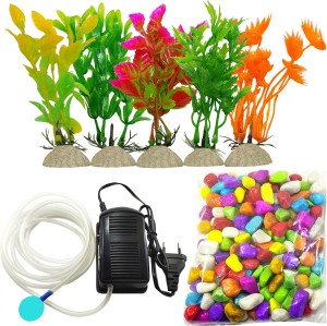 Sky Aquarium Decoration combo kit for air Pump,air tube,air  Stone,Multicolor Stone River Rock Planted Substrate Price in India - Buy  Sky Aquarium Decoration combo kit for air Pump,air tube,air  Stone,Multicolor Stone River