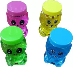 QU LITICS CRYTSAL MUD SLIME TEDDY BEAR SHAPE GEL FOR KIDS NON STICKY AND NON TOXIC Art Clay Price in India Buy QU LITICS CRYTSAL MUD SLIME TEDDY BEAR SHAPE GEL FOR KIDS